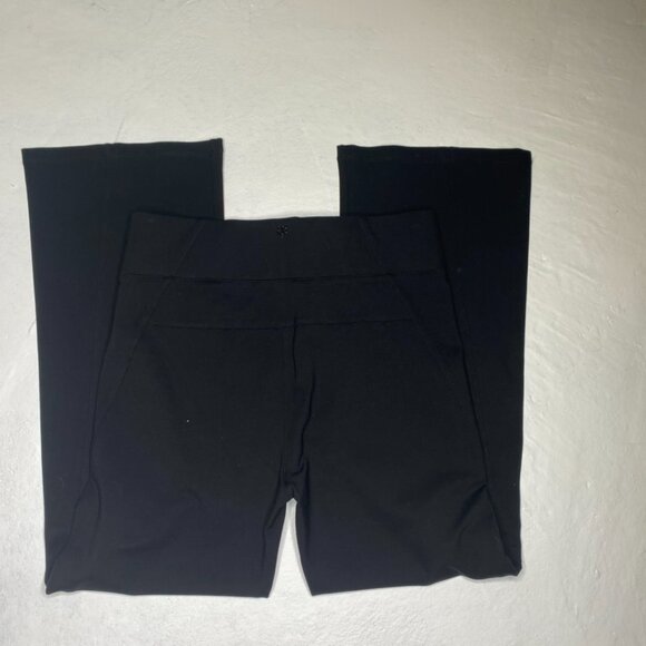 Betabrand Boot-Cut Two- Pocket Yoga Dress Pants Black Women’s Size L petite - Picture 4 of 5